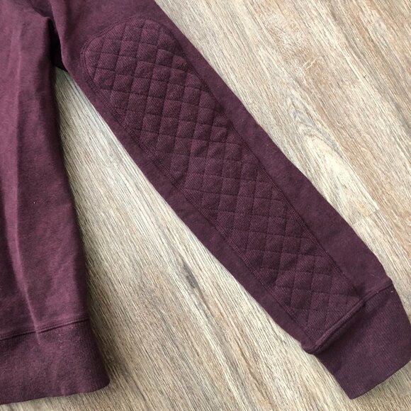 LULULEMON SLALOM COTTON BLEND JACKET QUILTED SLEEVE PATCHES Sz6 - Picture 6 of 7